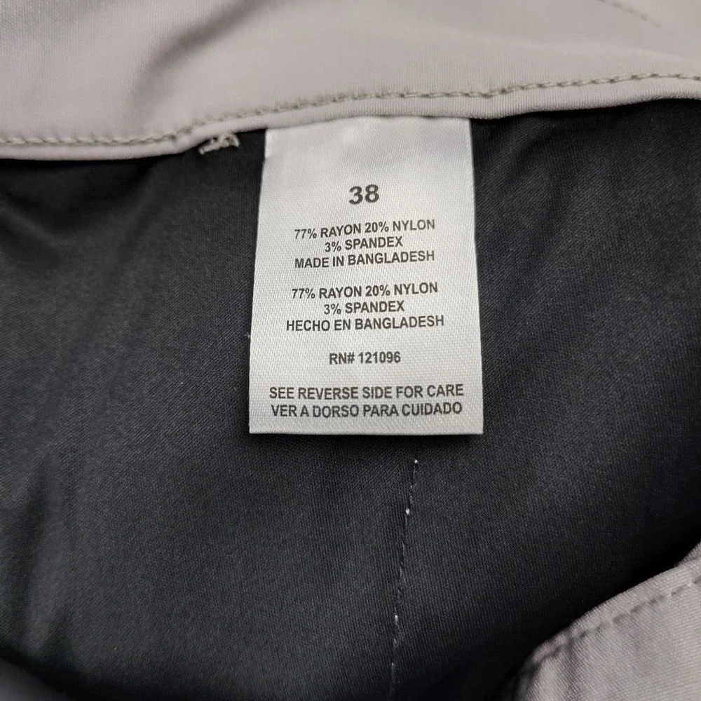 Weatherproof Vintage Shorts Mens 38x8.5 Gray  Stretch Momentum Active NWT